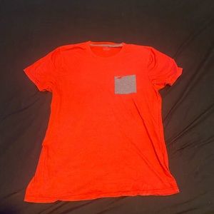 Hollister red tee with pocket